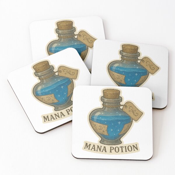 Item preview, Mana Potion – “Arcane Refill” designed and sold by AlcheArtsStudio.