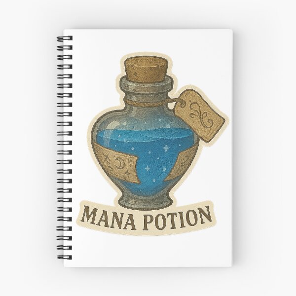 Item preview, Mana Potion – “Arcane Refill” designed and sold by AlcheArtsStudio.