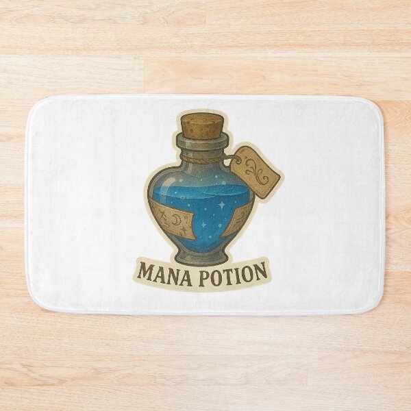 Item preview, Mana Potion – “Arcane Refill” designed and sold by AlcheArtsStudio.