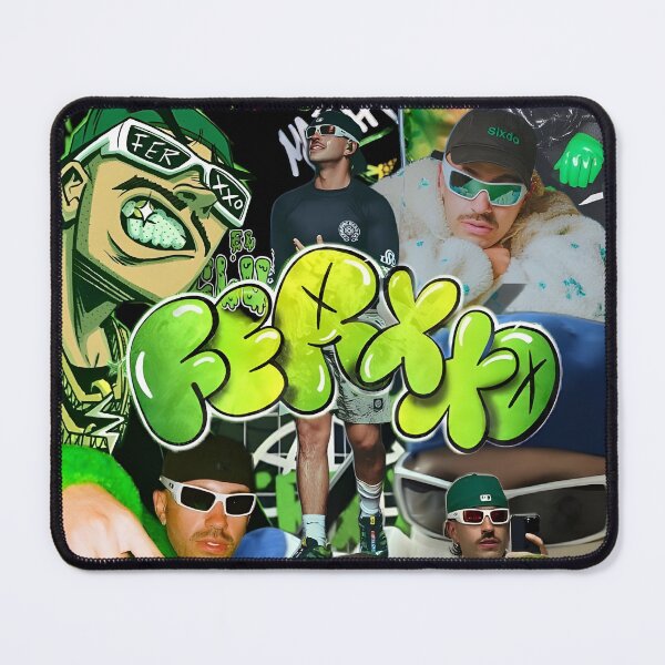 Item preview, Feid – Green Aesthetic Collage Art Design designed and sold by Aliyah Niko.