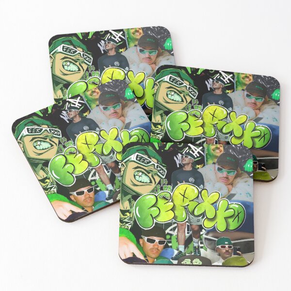 Item preview, Feid – Green Aesthetic Collage Art Design designed and sold by Aliyah Niko.