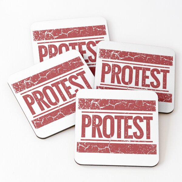 Item preview, Bold “PROTEST” Grunge Typography Design designed and sold by UNDESIGNS1614.