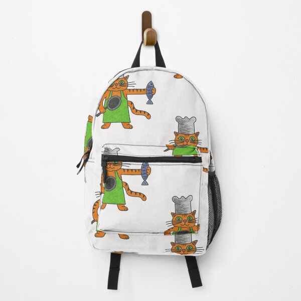 Item preview, Chef Cat with a Fish designed and sold by YokoByIngoErno.