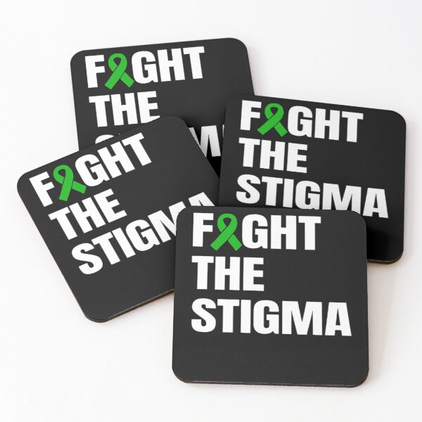 Item preview, Fight the Stigma Mental Health Awareness Month Green designed and sold by TyraYoung.