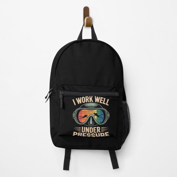 Item preview, Funny Scuba Diver Diving Humor I Work Well Under Pressure designed and sold by KingsLife1994.
