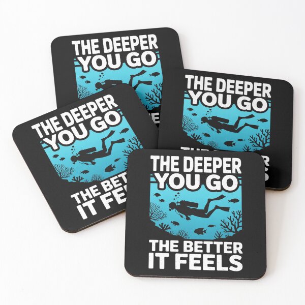 Item preview, Funny Scuba Diving The Deeper You Go The Better It Feels designed and sold by KingsLife1994.