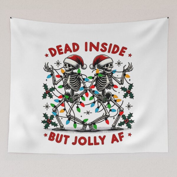 Item preview, Dead Classic But Jolly Inside Af Essential Retro Vintage Christmas designed and sold by SmithWSTaRR.