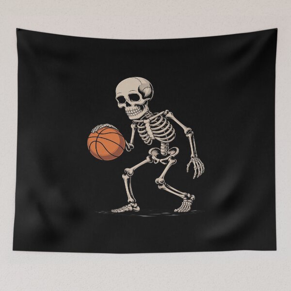 Item preview, Funny Skeleton Basketball Halloween designed and sold by KingsLife1994.