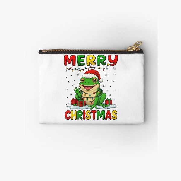 Item preview, Merry Christmas Frog Tangled in Lights Funny Santa Hat designed and sold by haitrieuic96.