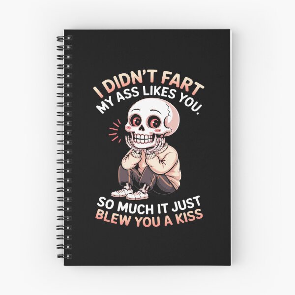 Item preview, Funny Skeleton Fart Joke Blew You A Kiss designed and sold by KingsLife1994.