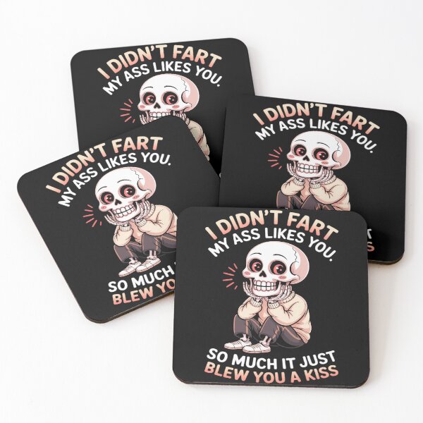 Item preview, Funny Skeleton Fart Joke Blew You A Kiss designed and sold by KingsLife1994.