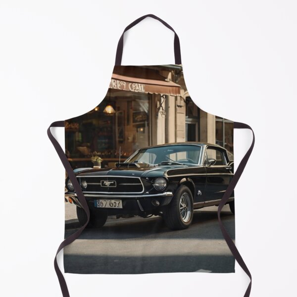 Item preview, Shadow Drive, Vintage Black Mustang in the Old City Street designed and sold by BlareBlare.