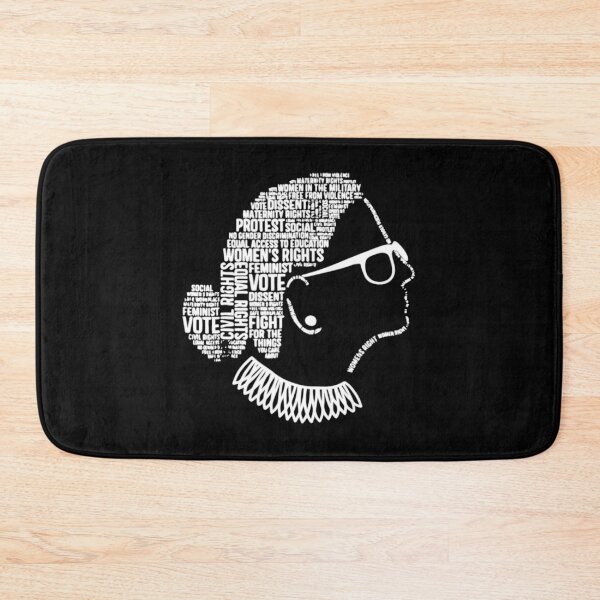 Item preview, Ruth Bader Ginsburg Side Profile Words designed and sold by Ashackenna.