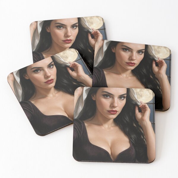 Item preview, Brunette with a veil super moon   designed and sold by CathryneDelamort.