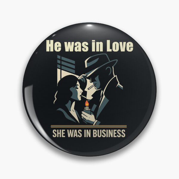 Item preview, Noir Flame — He Was in Love. She Was in Business designed and sold by Sanctum Icons.