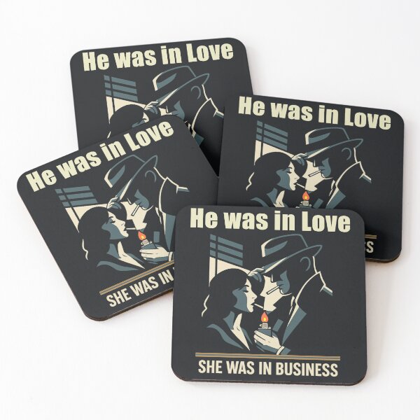 Item preview, Noir Flame — He Was in Love. She Was in Business designed and sold by Sanctum Icons.