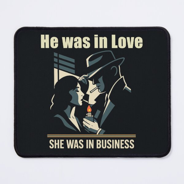 Item preview, Noir Flame — He Was in Love. She Was in Business designed and sold by Sanctum Icons.