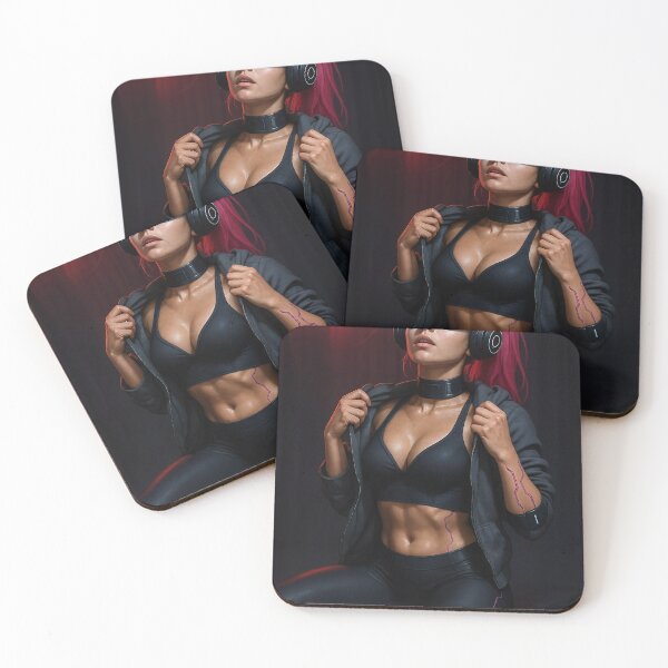 Item preview, Sweaty CathryneDelamort in a sports bra designed and sold by CathryneDelamort.