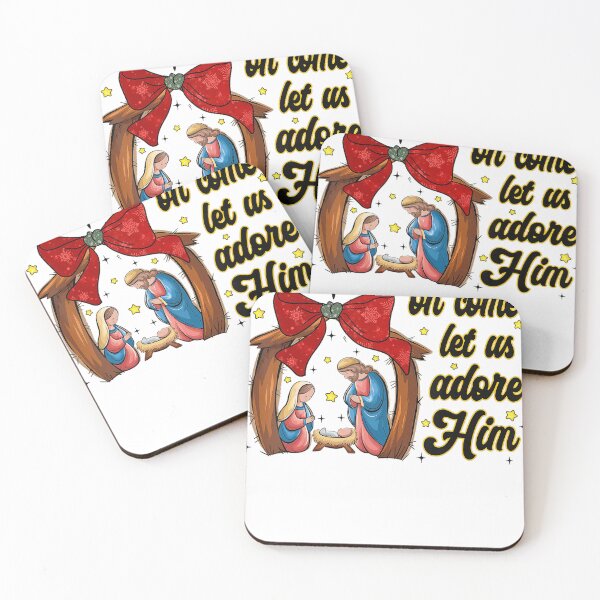 Item preview, classic him christmas o vintage let come adore merry retro us funny designed and sold by MelissaroBoxley.