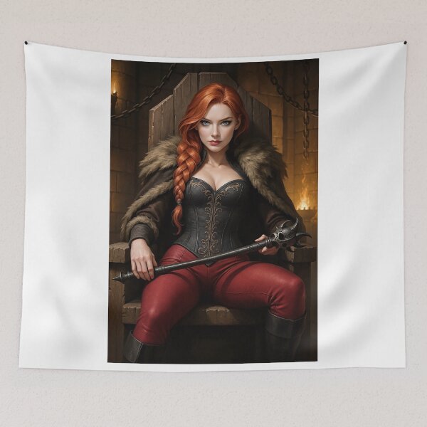 Item preview, Rowan Fletcher on a throne with a staff designed and sold by CathryneDelamort.