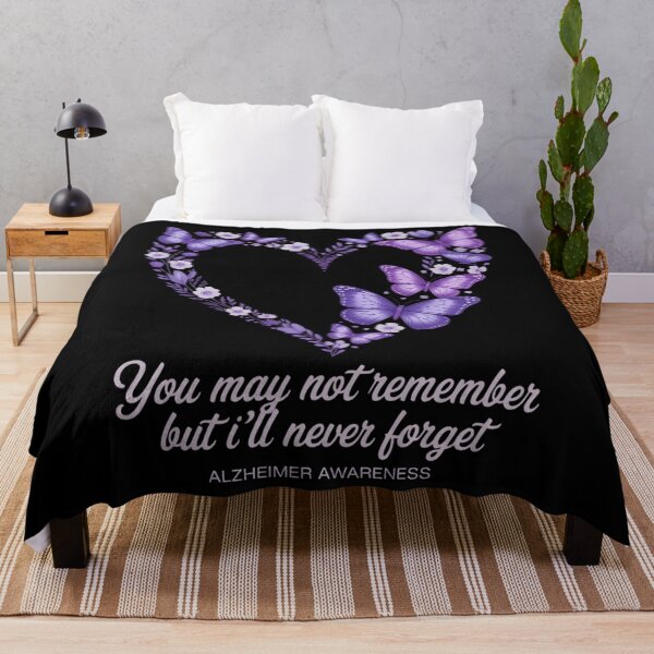 Item preview, I Will Remember For You Butterfly Alzheimer's Awareness designed and sold by TyraYoung.