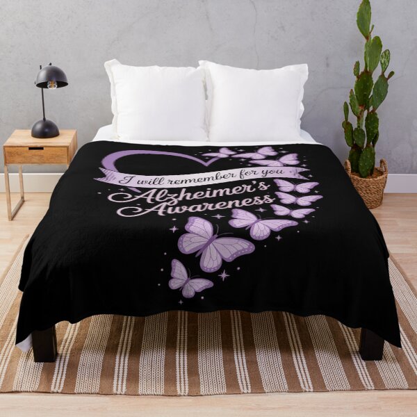 Item preview, I Will Remember For You Purple Ribbon Alzheimer's Awareness designed and sold by TyraYoung.