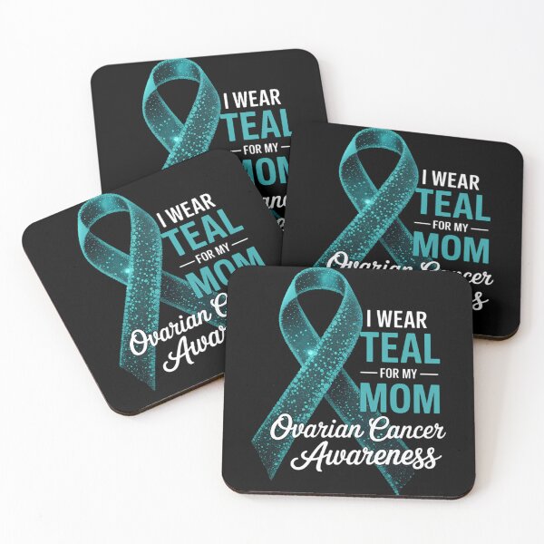 Item preview, I Wear Teal For My Mom Mother Ovarian Cancer Awareness designed and sold by TyraYoung.