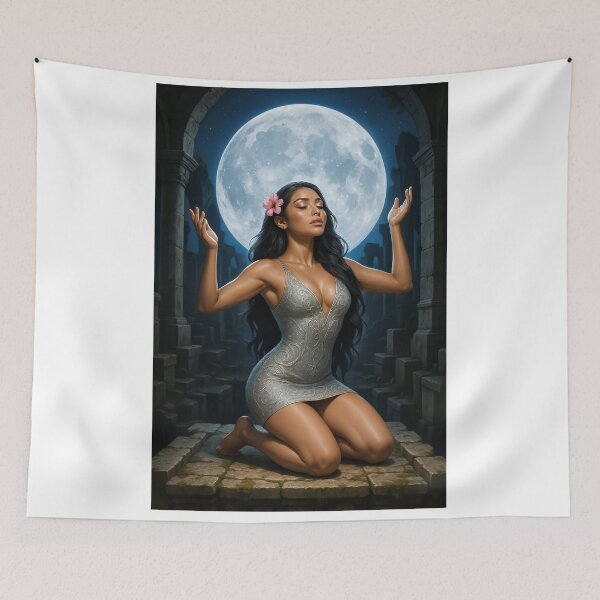Item preview, Shanti Riveria silver dress super moon  designed and sold by CathryneDelamort.