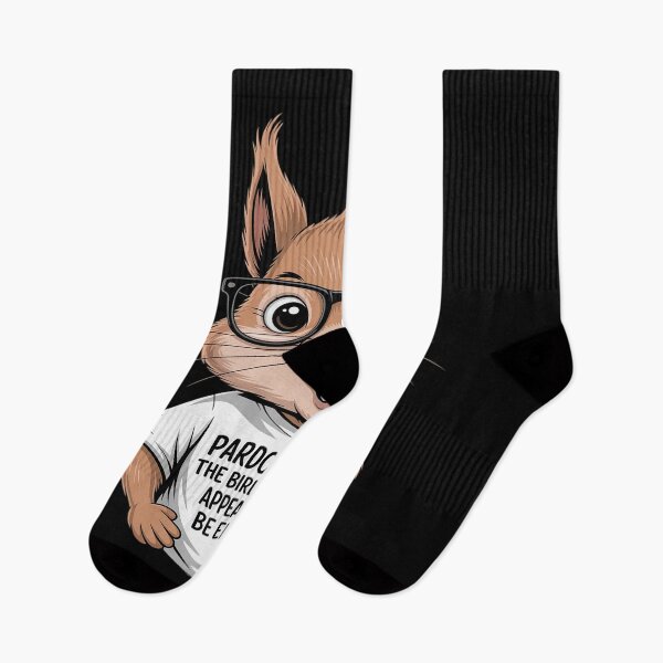 Item preview, Funny Squirrel Pardon Me Feeder Empty Saying Sarcastic designed and sold by KingsLife1994.