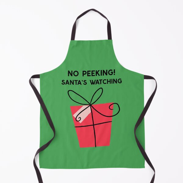 Item preview, No Peeking! Santa's Watching designed and sold by SavvyVacationer.