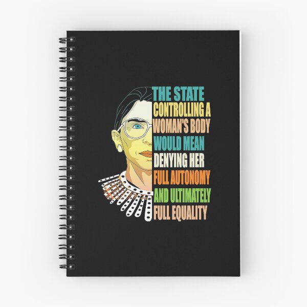 Item preview, Ruth Bader Ginsburg Autonomy State Quote designed and sold by Ashackenna.