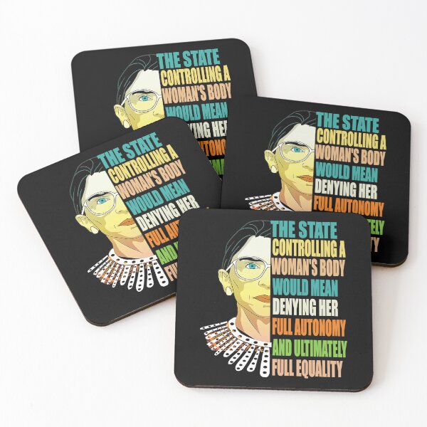 Item preview, Ruth Bader Ginsburg Autonomy State Quote designed and sold by Ashackenna.