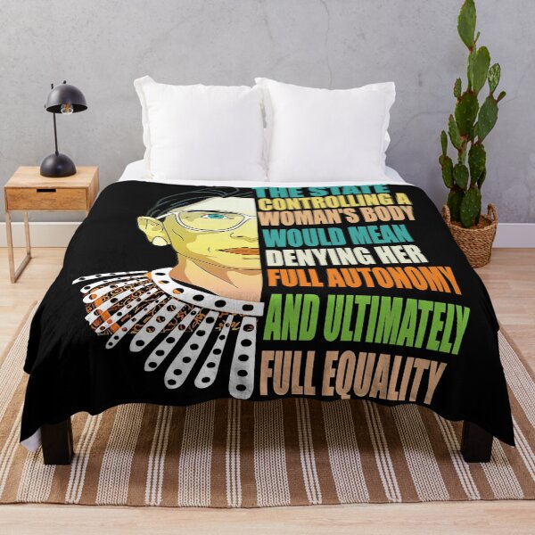 Item preview, Ruth Bader Ginsburg Autonomy State Quote designed and sold by Ashackenna.