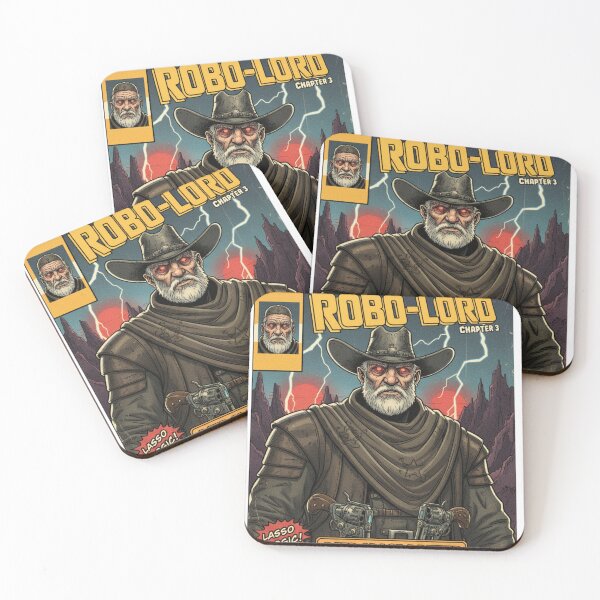 Item preview, Robo-lord:Deep space drifter - retro sci -fic comi cover designed and sold by MrLeam.