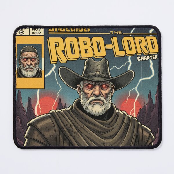 Item preview, Robo-lord:Deep space drifter - retro sci -fic comi cover designed and sold by MrLeam.