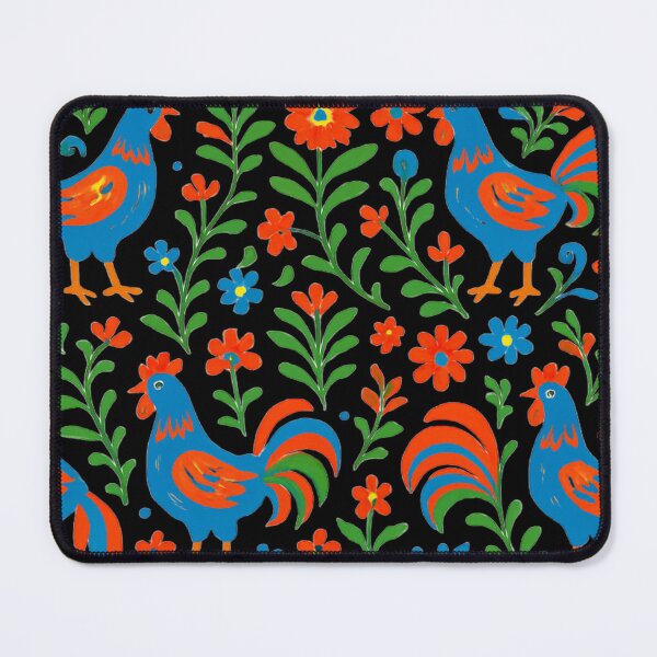 Item preview, Colorful Slavic Rooster Folk Art Pattern designed and sold by SlavicFolk.