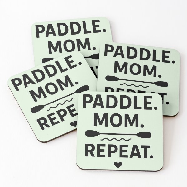 Item preview, Paddle Mom Repeat Funny For Outdoor Adventure Kayaking Mom designed and sold by Aesthetic-Avenue.