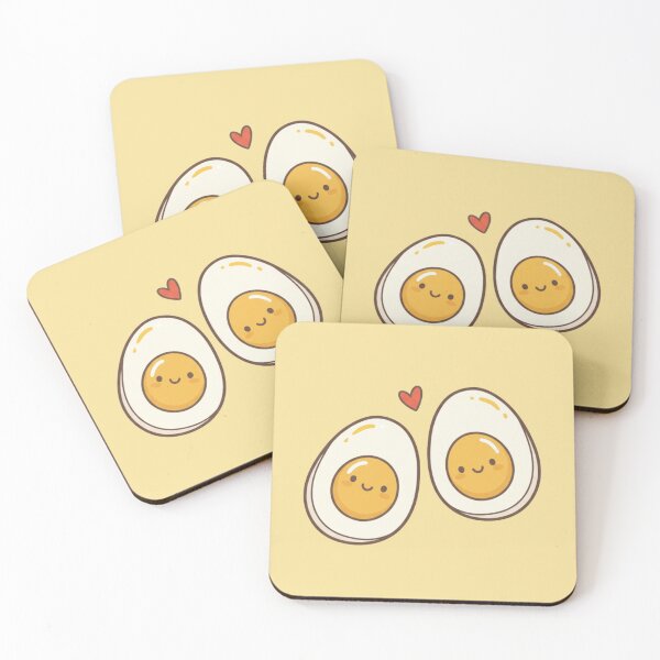 Item preview, Cute Egg Couple Illustration Design designed and sold by 0606PM.