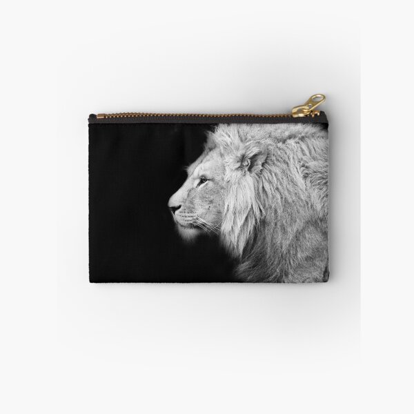 Item preview, Lion – Ruler of the Savannah Black and White / Swiss Artwork Photography designed and sold by Raphael Wolf.