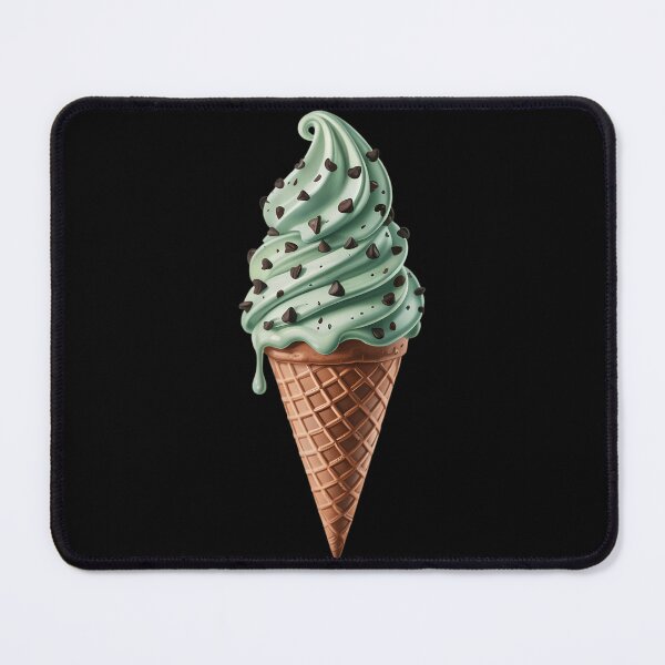 Item preview, Funny Ice Cream Mint Chocolate Chip Gelato Sweet Dessert designed and sold by papertaless.