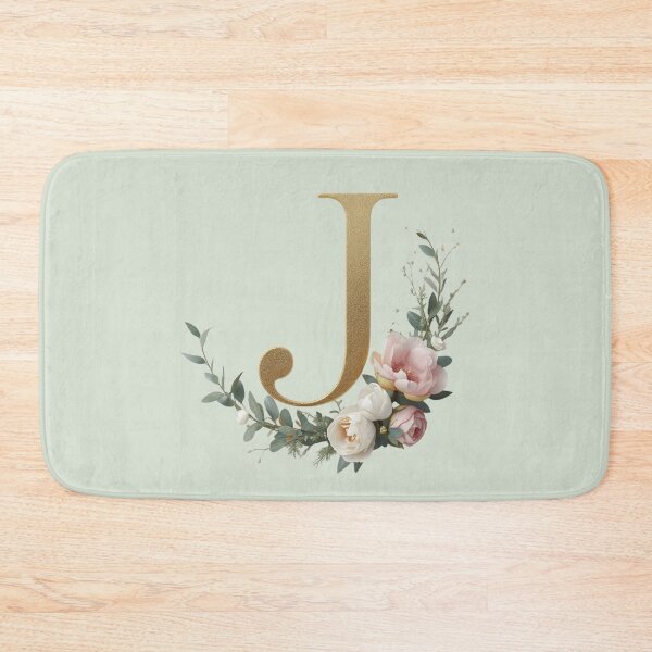 Item preview, Floral Gold Letter J Monogram – Coquette Christian Wall Art, Elegant Blush Rose Initial Print, Faith-Inspired Feminine Gift designed and sold by AmenAlways.
