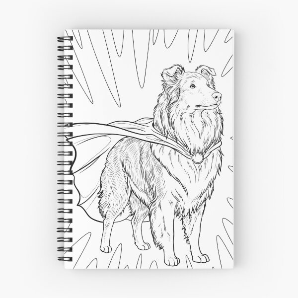 Item preview, Superdog Rough Collie designed and sold by WildLakePatterns.