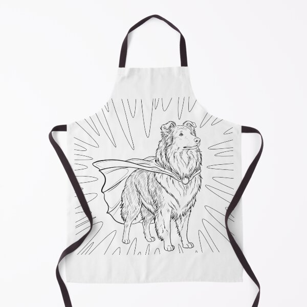 Item preview, Superdog Rough Collie designed and sold by WildLakePatterns.