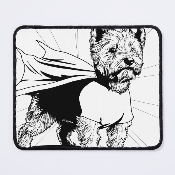 Item preview, Superdog Norwich Terrier designed and sold by WildLakePatterns.