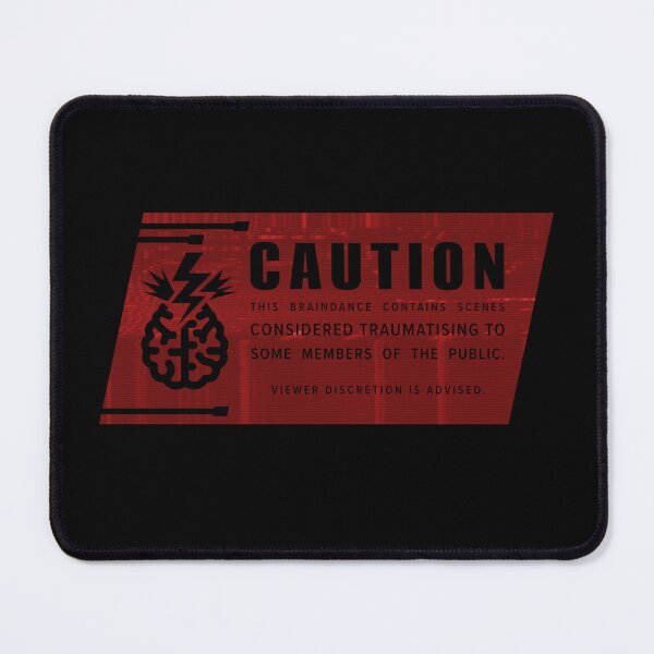 Item preview, Braindance Caution T-Shirt – Night City designed and sold by EIDORIAN ART .