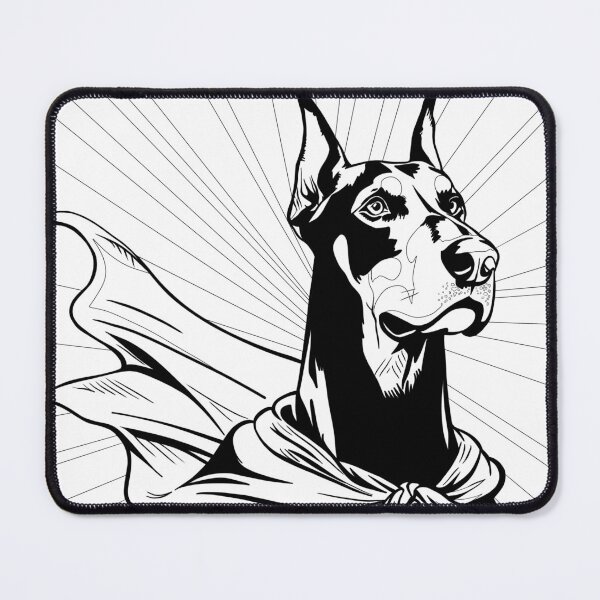 Item preview, Superdog Doberman designed and sold by WildLakePatterns.