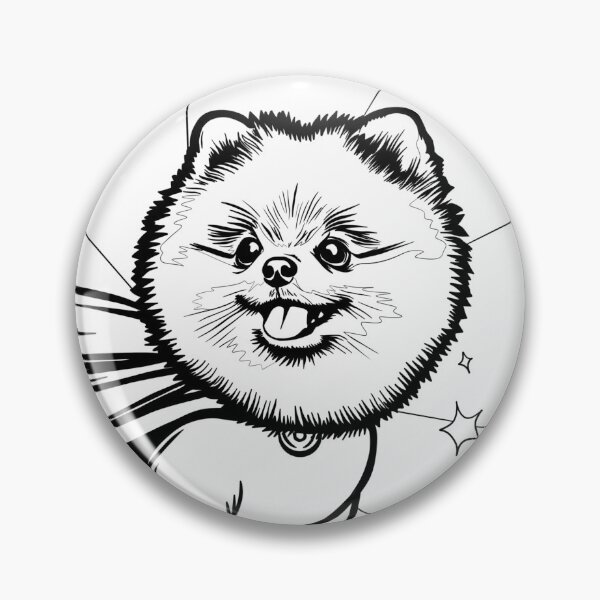 Item preview, Superdog Pomeranian designed and sold by WildLakePatterns.