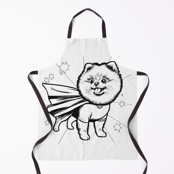 Item preview, Superdog Pomeranian designed and sold by WildLakePatterns.