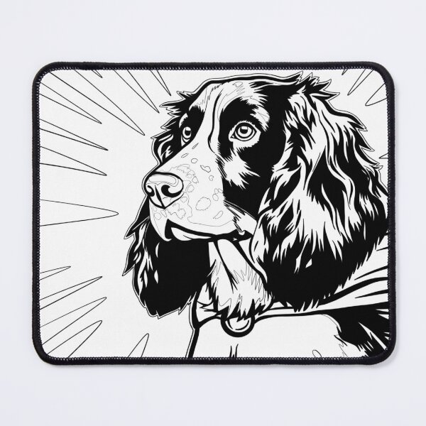Item preview, Superdog Springer Spaniel designed and sold by WildLakePatterns.