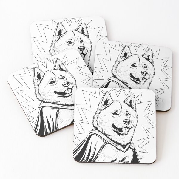 Item preview, Superdog Akita designed and sold by WildLakePatterns.